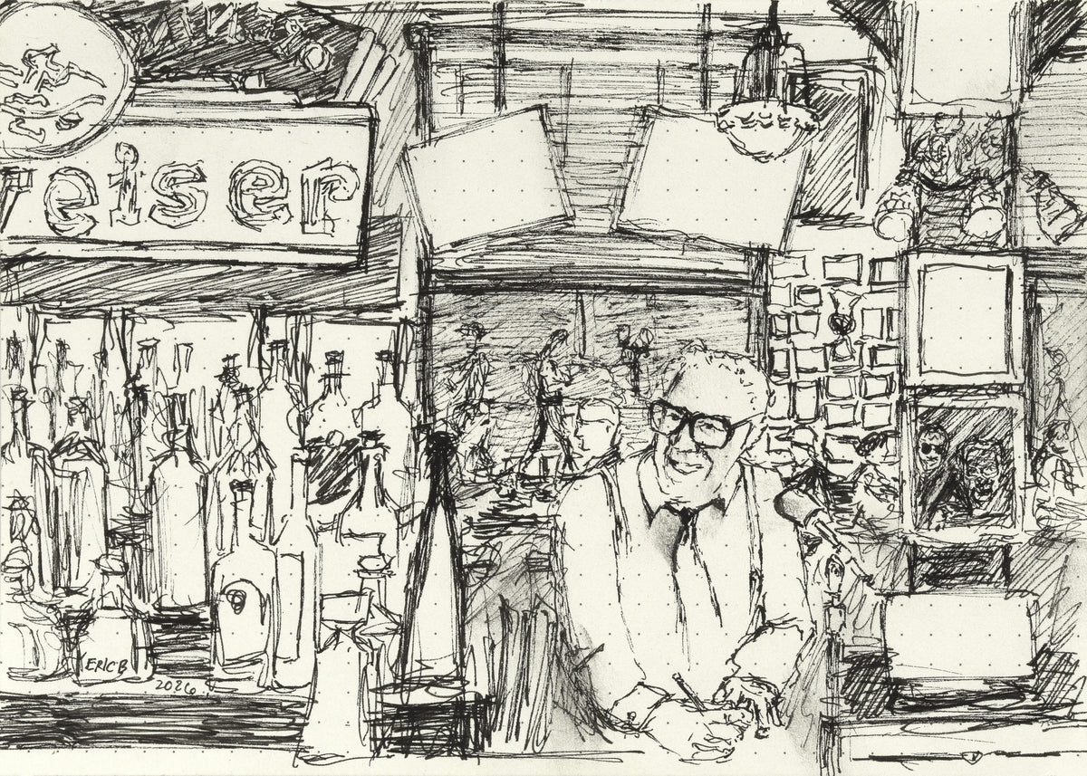 Harry Caray's Line Drawing