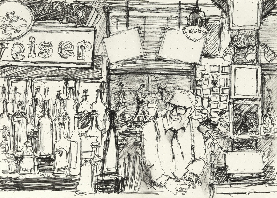 Harry Caray's Line Drawing